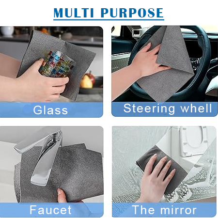 Premium Microfiber Cloth  Lint-Free, Reusable & Ultra Absorbent